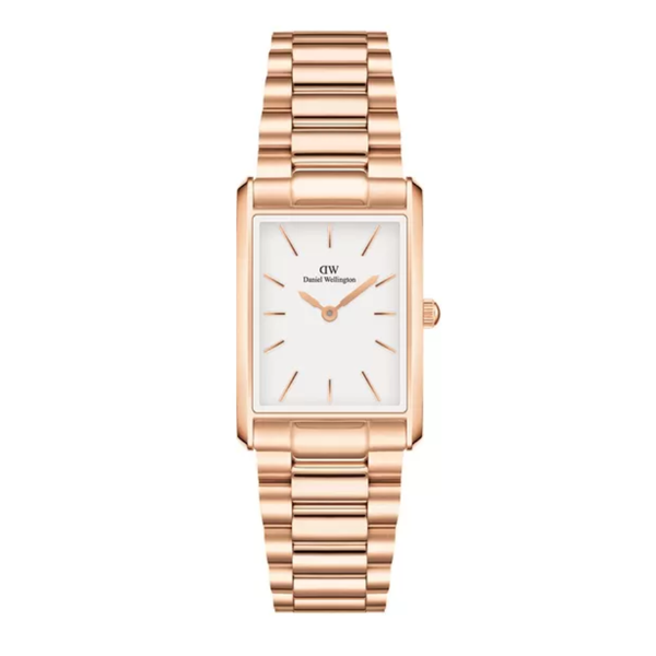  Đồng hồ Daniel Wellington Bound 3-Link Rose Gold DW00100699 Quartz (Pin) - 32mm Nữ 