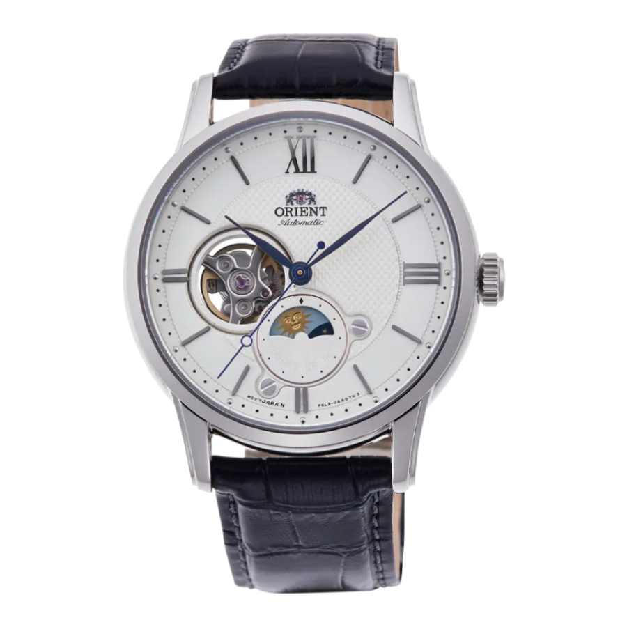  Đồng hồ Orient Automatic Classic Sun&Moon RA-AS0011S10B 