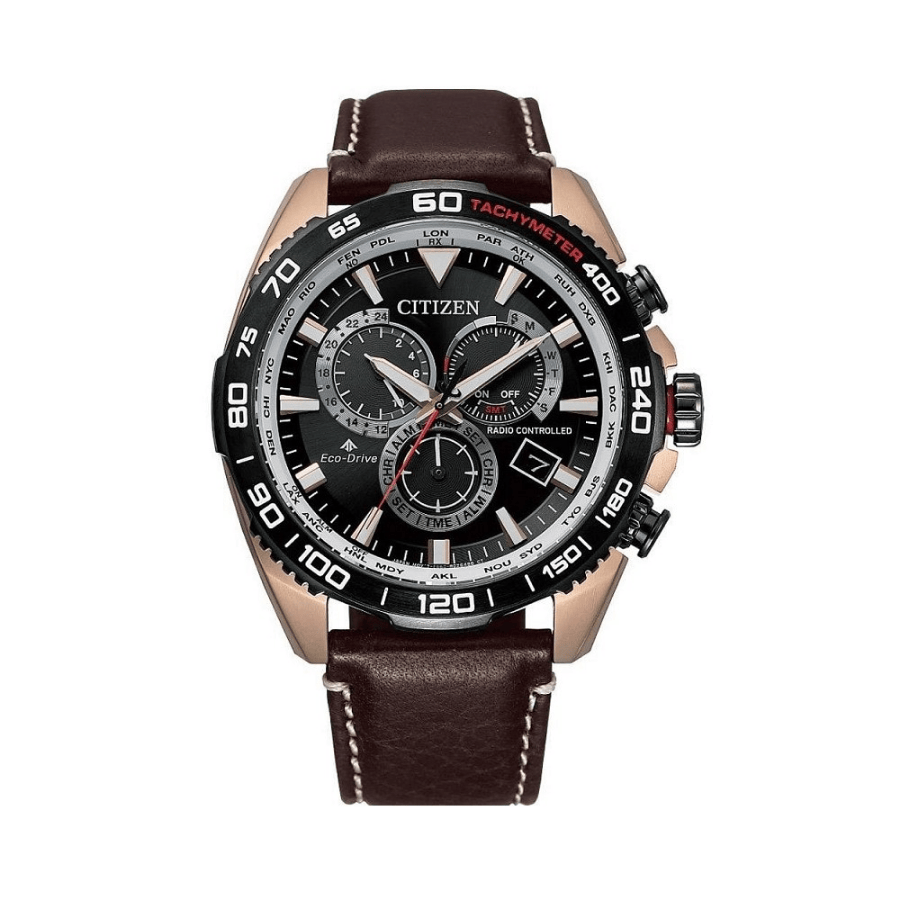  Đồng Hồ Citizen Eco-Drive CB5038-14E 44.6mm Nam 