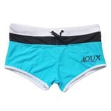  Quần bơi nam boxer, đồ bơi nam màu xanh AQ-04 