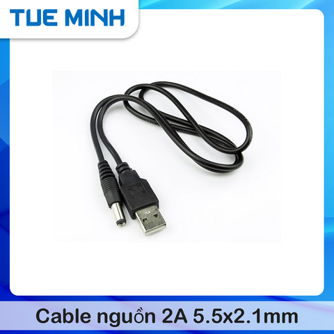 Cable nguồn 2A 5.5x2.1mm