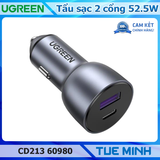 Bộ tẩu sạc xe hơi Ugreen CD213 60980 52.5W