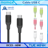 Cáp Momax USB-C to USB-C PD 60W dài 1.2 mét – DC23
