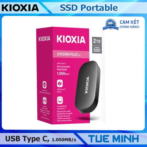 Ổ cứng SSD Di Động KIOXIA EXCERIA PLUS G2