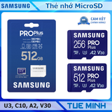 Thẻ nhớ MicroSD Samsung PRO Plus A1, V30, U3