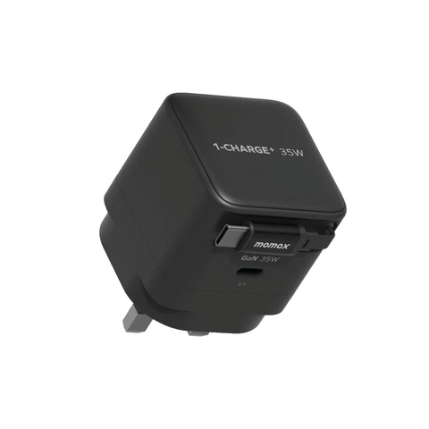 Bộ sạc nhanh tích hợp cáp Type C Momax UM72 GaN 35W