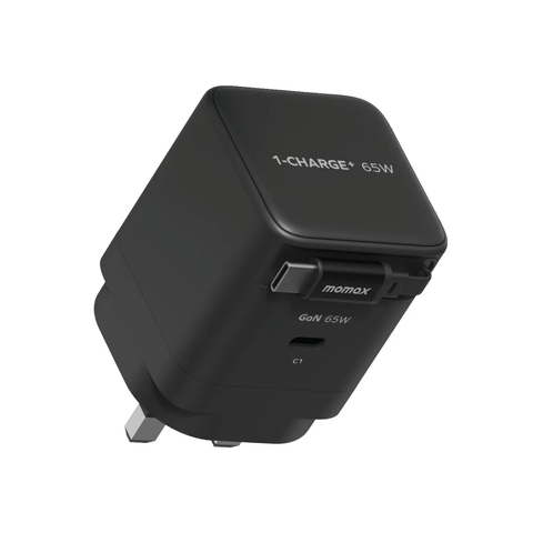 Bộ sạc nhanh tích hợp cáp Type C Momax UM76 GaN 65W
