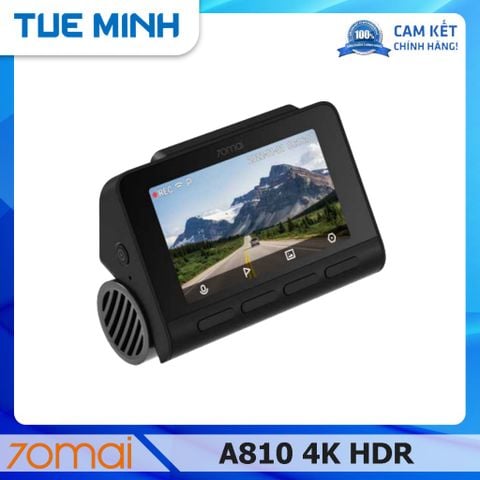 Camera hành trình 70mai 4K A810 HDR - Chất lượng ghi hình đỉnh cao