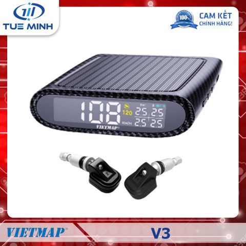 Cảm biến áp suất lốp van trong Vietmap V3 tích hợp Cảnh báo giao thông