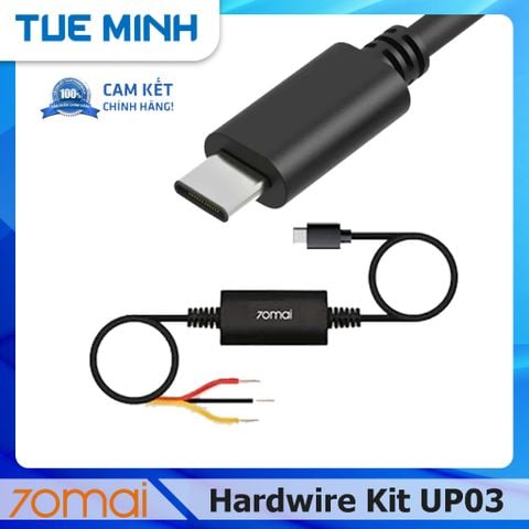 Bộ Hardwire Kit UP03 chân USB Type C sử dụng cho Camera hành trình 70mai
