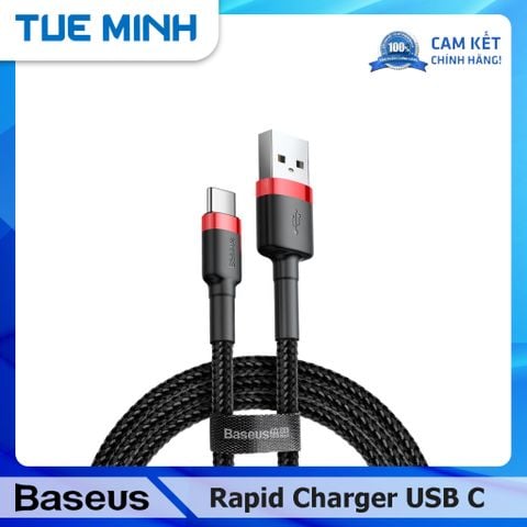 Cáp sạc nhanh, truyền dữ liệu tốc độ cao Baseus Cable Cafule Type C