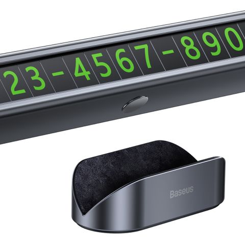 Bảng ghi số điện thoại Baseus Square Bar Temporary Parking Number Plate
