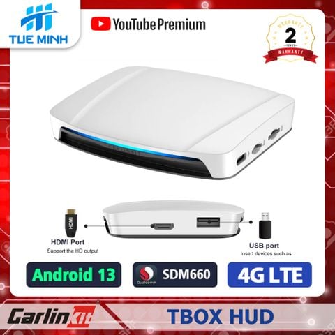 Android Box ô tô Carlinkit Tbox UHD - Android 13, SM6225