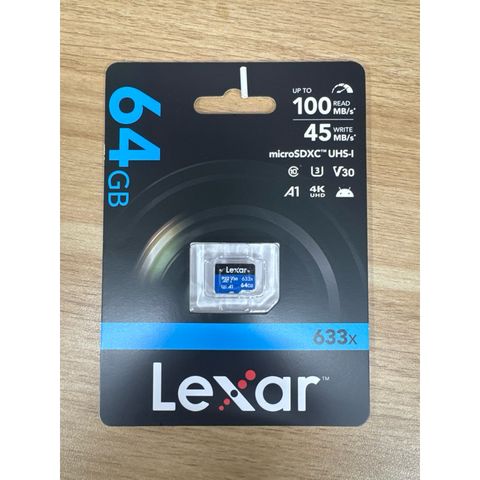 Thẻ nhớ Micro SD Lexar - SDXC UHS-I High Performance 633x 100MB/s U3