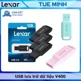 USB Lexar JumpDrive V400  Chuẩn 3.0, Tốc độ đọc 100Mb/s, Chính hãng bảo hành 2 năm