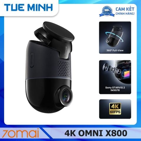 Camera hành trình 70mai Dash Cam 4K OMNI X800 - Phiên bản quốc tế