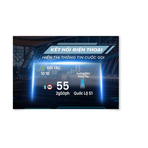 VIETMAP HUD H1N - Màn hình hiển thị thông minh trên ô tô (bản không có TPMS)