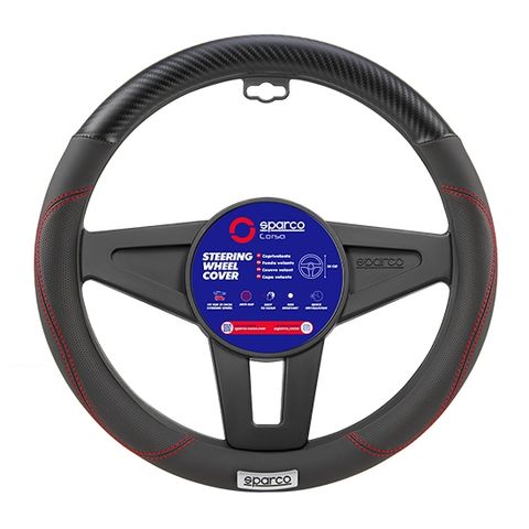 Bọc vô lăng cao cấp cho xe ô tô Sparco SPS122 - Hàng chính hãng