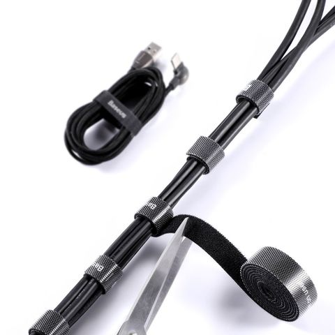 Dây dán dùng cố định cáp Baseus Rainbow Circle Velcro Straps