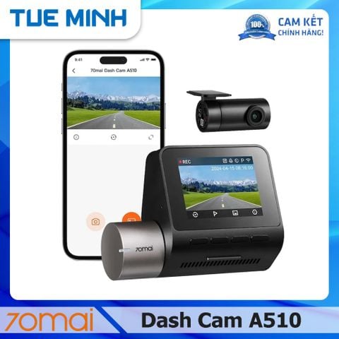 Camera hành trình 70mai Dash Cam A510 - Phiên bản quốc tế