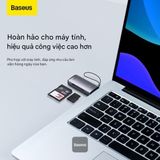 Đầu đọc thẻ nhớ Baseus Airjoy USB A to SD/TF Card Reader