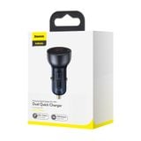 Tẩu sạc nhanh 65W trên xe hơi Baseus Particular Digital Display QC + PPS Dual Quick Charger