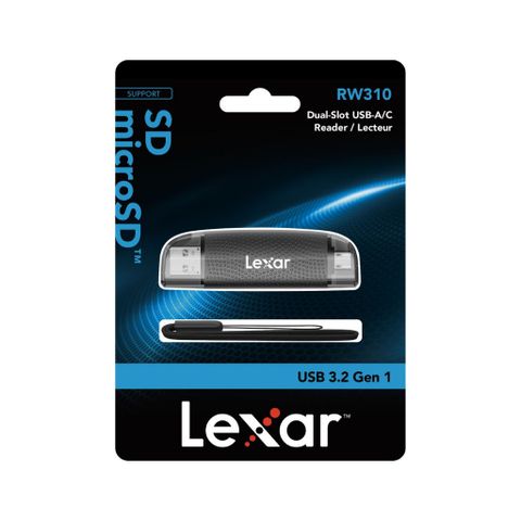 Đầu đọc thẻ nhớ Lexar LRW310X Dual Slot Card Reader SD và MicroSD