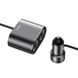 Bộ chia cổng 12V và 2 cổng sạc USB 5V Baseus High Efficiency One to Two Cigarette Ligher