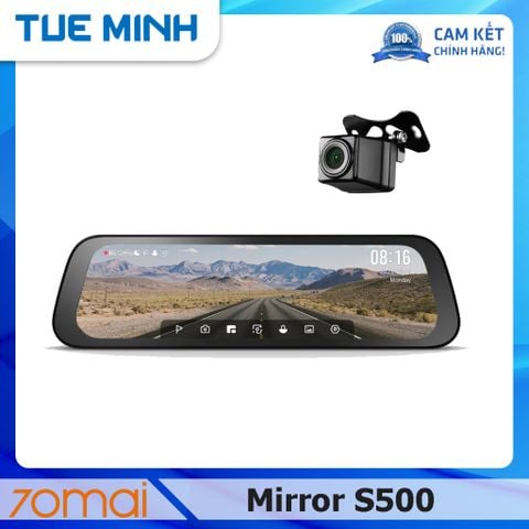 Camera hành trình Gương 70mai Rearview Dash Cam S500 - Bản quốc tế