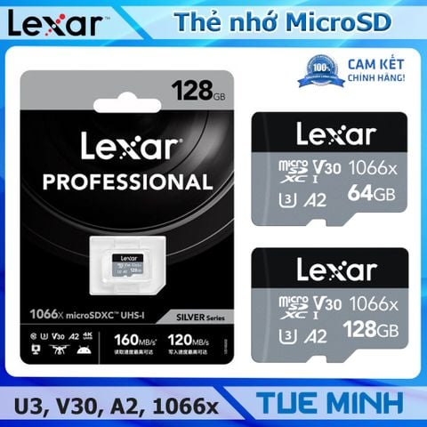 Thẻ nhớ Micro SD Lexar Professional 1066x - UHS-I,160MB/s U3