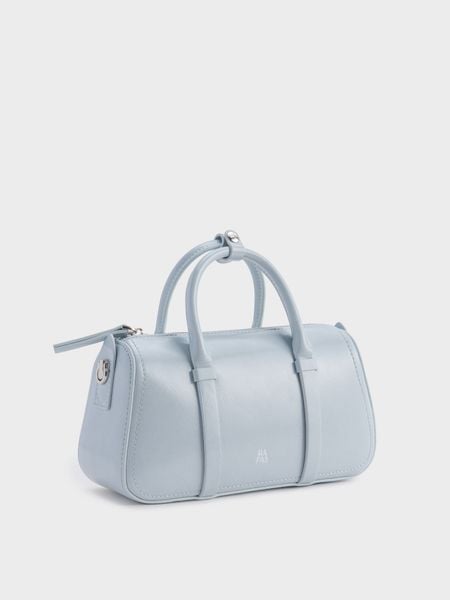 Túi Xách Tay Dáng Trống Tidy Mơ Size 22 - Xanh Ghi