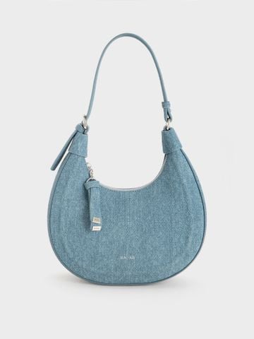 TDV Hobo Dập Nổi Line Embossed - Jean