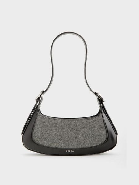 TDV Khoen Vuông Leather Mix Sz 27 - Đen