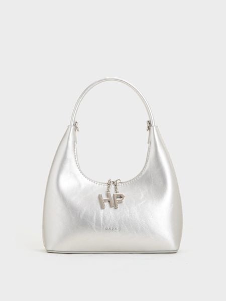 Túi Xách Tay Quai Liền HEPI Size 19 - Bạc