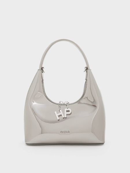 Túi Xách Tay Quai Liền HEPI Size 19 - Bạc Gương