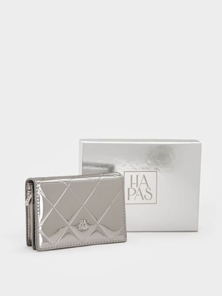 Ví Đeo Chéo Mini Squared Quilted Sz 11 - Bạc