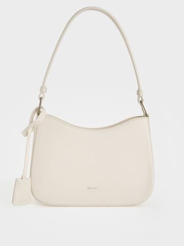 Túi Đeo Vai Hobo Quai Ngắn Size 24 - Trắng