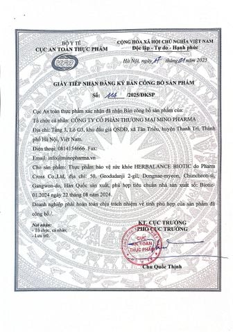  HerBalance Biotic - Lợi Khuẩn Đặc Biệt Cho Phụ Nữ 