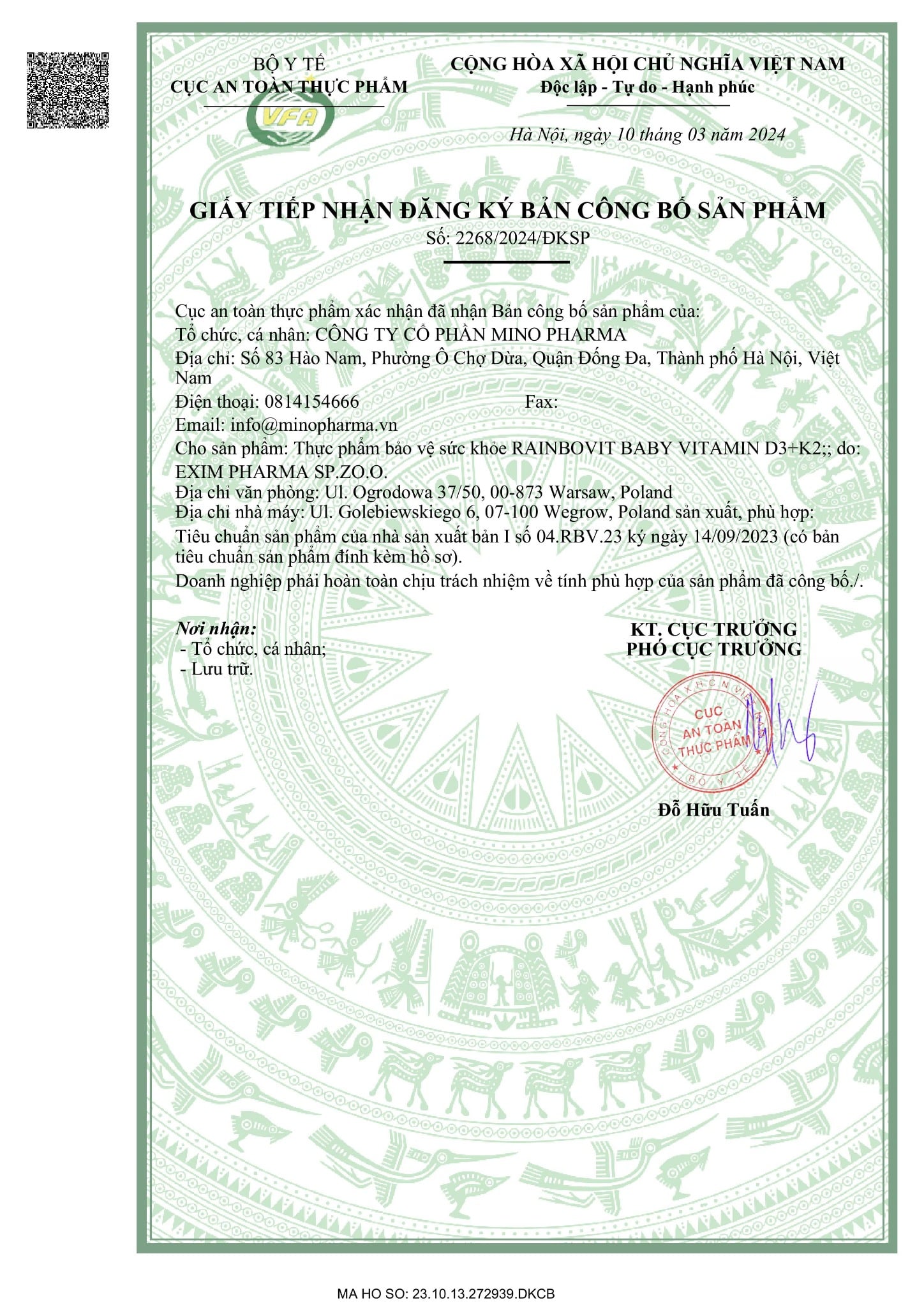 Rainbovit Baby Vitamin D3 + K2 - Chìa khóa tối ưu tầm vóc