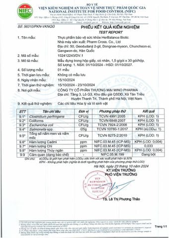 HerBalance Biotic - Lợi Khuẩn Đặc Biệt Cho Phụ Nữ 