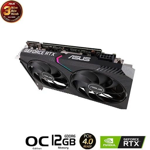 Card màn hình Asus DUAL GeForce RTX 3060 OC 12G (DUAL-RTX3060-O12G