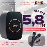 Combo Karaoke Quốc Dân 2 Loa BMB CSJ 05 + Micro WH-210 Giá Chỉ 5.800.000đ