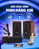 COMBO KARAOKE GIA ĐÌNH - LOA BMB CSH 200 + AMPLY BMB DAH 100