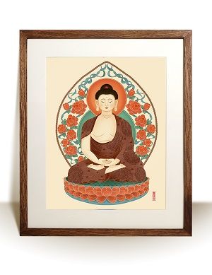  Tranh Bổn Sư Thích Ca Mâu Ni Phật - OBV 01 