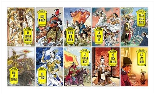 Bộ Sách: Tranh truyện lịch sử Việt Nam - Phần 1 (10 quyển) 