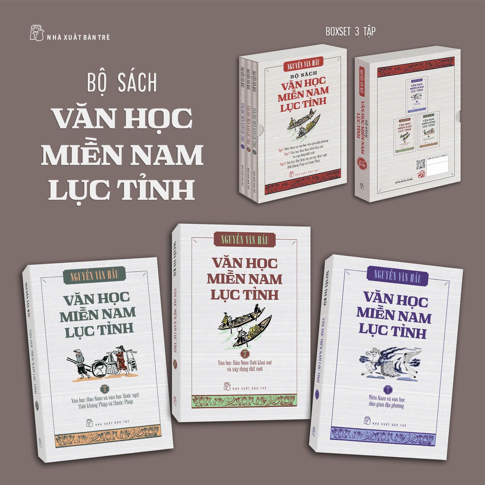  Bộ sách VĂN HỌC MIỀN NAM LỤC TỈNH 