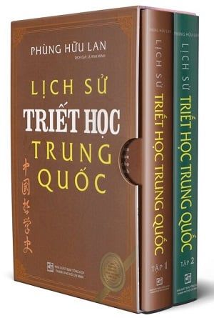  Lịch Sử Triết Học Trung Quốc (Bộ 2 tập, bìa cứng, có hộp) - Phùng Hữu Lan 