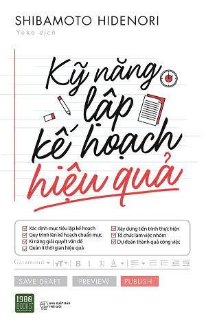  Kỹ năng lập kế hoạch hiệu quả 
