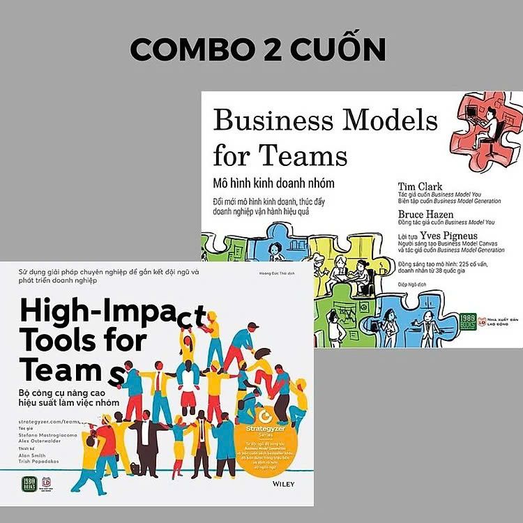 Combo 2 cuốn Bộ Công Cụ Nâng Cao Hiệu Suất Làm Việc Nhóm + Mô Hình Kinh Doanh Nhóm 