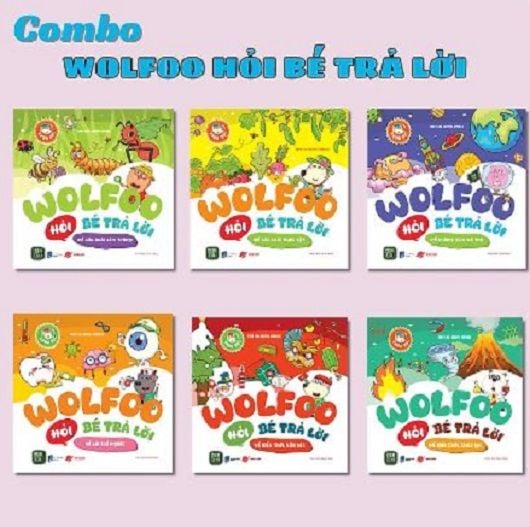  Combo 6 Cuốn Wolfoo Hỏi Bé Trả Lời 
